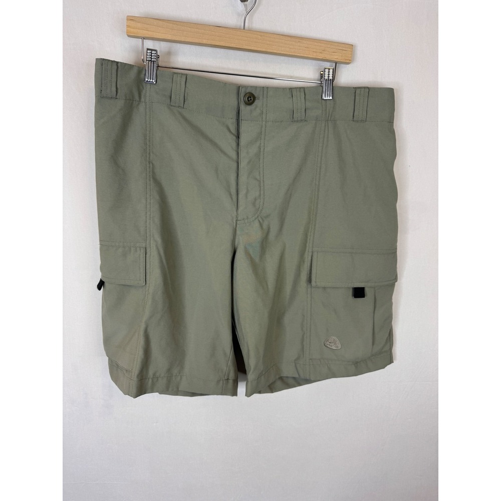 Nike ACG Vintage Cargo Shorts Mens Large Sage Green Button Fly F9 SFD Hiking 10"